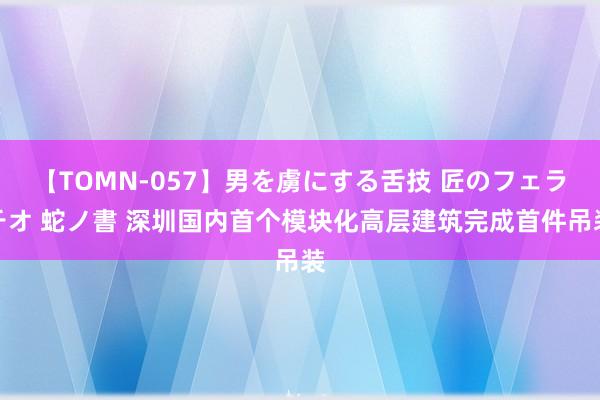 【TOMN-057】男を虜にする舌技 匠のフェラチオ 蛇ノ書 深圳国内首个模块化高层建筑完成首件吊装