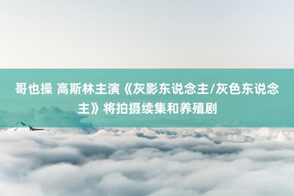 哥也操 高斯林主演《灰影东说念主/灰色东说念主》将拍摄续集和养殖剧